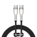 Обложка книги «Baseus Cafule Series Metal Data USB Type C - USB Typ C Cable Power Delivery 100 W (20 V | 5 A) 2 m black (CATJK-D01)»