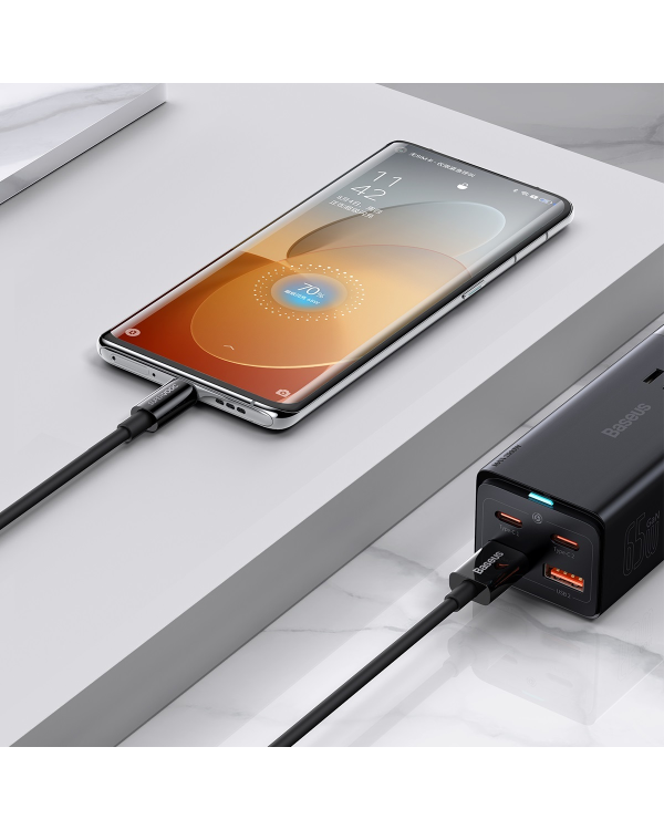 Baseus Superior Series Cable USB to USB-C, 65W, PD, 2m (black)