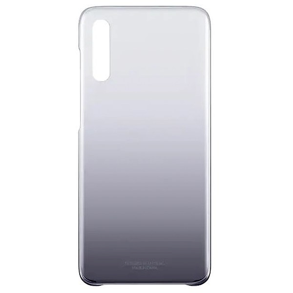 Samsung EF-AA705CBEGWW Gradation Cover Оригинальный чехол для Samsung A705 Galaxy A70 Прозрачный - Черный