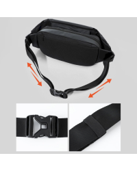 Shoulder Sling Backpack Ultimate Running Belt bag for keys wallet documents black