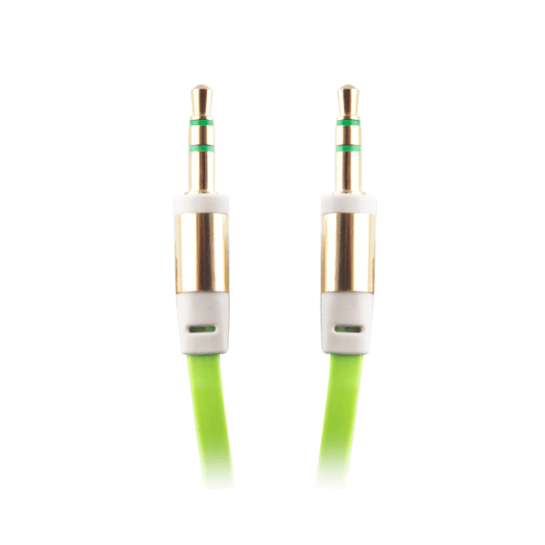 Обложка книги «Forever HQ AUX провод 3.5 mm -> 3.5 mm 90 cm Зеленый»
