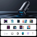 Joyroom JR-CCN05 30W USB-A USB-C mini car charger - black