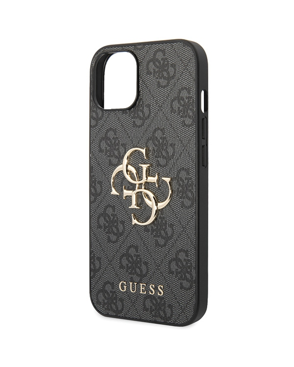 Guess GUHCP15S4GMGGR iPhone 15 6.1" grey hardcase 4G Big Metal Logo