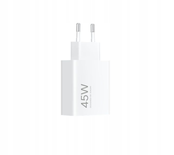 Адаптер питания Xiaomi 45 Вт с турбозарядкой USB-A | белый