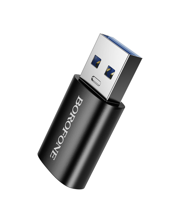 Адаптер Borofone BV26B | USB на Type C | черный
