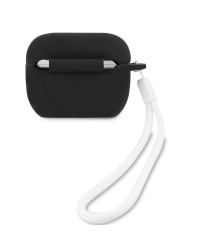 GUACAPLSVSBW Guess Vintage Silicone Case for Airpods Pro Black