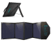 Choetech large foldable solar charger 80W solar photovoltaic USB Type C (Power Delivery) / 2x USB (Quick Charge / 2,4A) (158 x 41 cm) black (SC007)