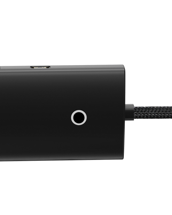 Baseus Lite Series Hub 4in1 USB to 4x USB 3.0, 25cm (Black)