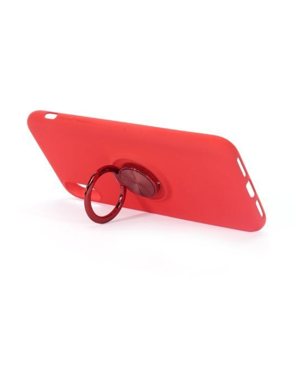 Fusion ring силиконовый чехол с магнитом для Samsung A515 Galaxy A51 красный