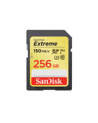 Memory card SanDisk Extreme SDXC 256GB 150/70 MB/s V30 UHS-I U3 (SDSDXV5-256G-GNCIN)