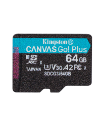 Kingston memory card 64GB microSDXC Canvas Go! Plus cl. 10 UHS-I 170 MB|s + adapter