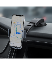 Автомобильный держатель Baseus Easy Control Clamp для решетки радиатора | приборной панели (черный)