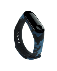 Fusion Camouflage Ремешок для часов Xiaomi Mi Band 3 / Mi Band 4 Синий