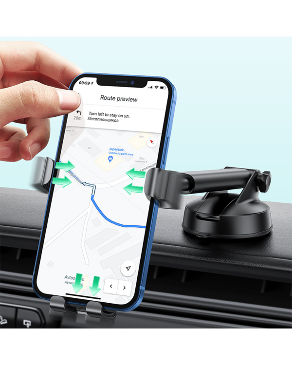 Ugreen gravity phone holder for dashboard cockpit black (LP200 60990B)