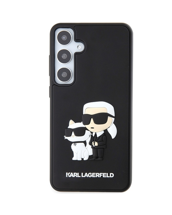 Дополнительное изображение книги «Original Pouch KARL LAGERFELD  hardcase 3D Rubber Karl&Choupette KLHCS24S3DRKCNK for Samsung Galaxy S24  black»