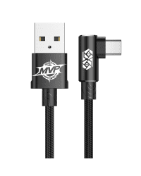 Baseus MVP Elbow Type Cable USB Type-C 1.5A 2M Black (CATMVP-B01)