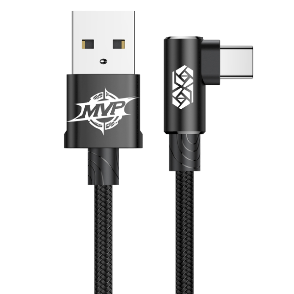 Обложка книги «Baseus MVP Elbow Type Cable USB Type-C 1.5A 2M Black (CATMVP-B01)»