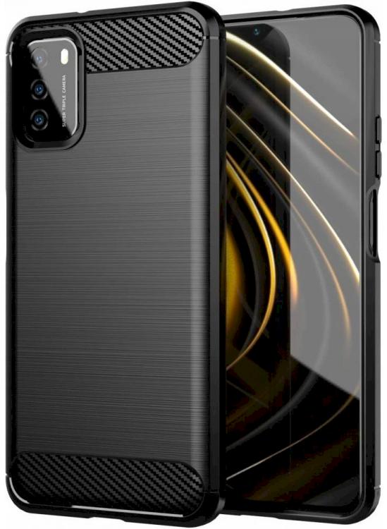 Fusion trust силиконовый чехол для Xiaomi Poco M3 / Redmi 9T черный