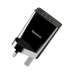 Обложка книги «Baseus wall charger UK adapter 2x USB 2.1A 10,5W black (CCFS-S01)»