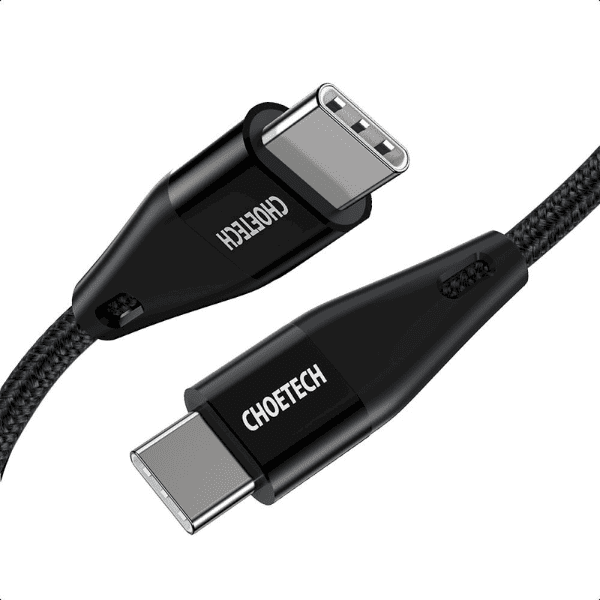 Обложка книги «Choetech USB Type C - USB Type C charging data cable Power Delivery 60W 5A 2m black (XCC-1003)»