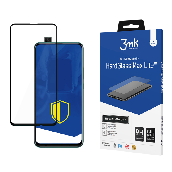 Обложка книги «Huawei P smart Z black - 3mk HardGlass Max Lite™ screen protector»