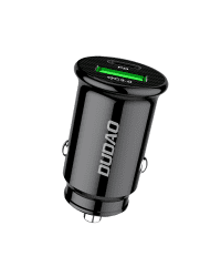 Dudao Fast USB Type C PD / USB Car Charger QC3.0 3A Black (R3PRO)