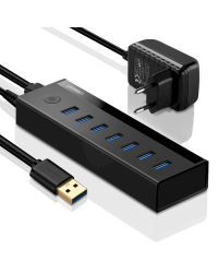 UGREEN US219 7in1 USB to 7x USB 3.0 adapter (grey)