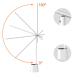 Baseus Smart Eye folding desk lamp rechargeable (white)