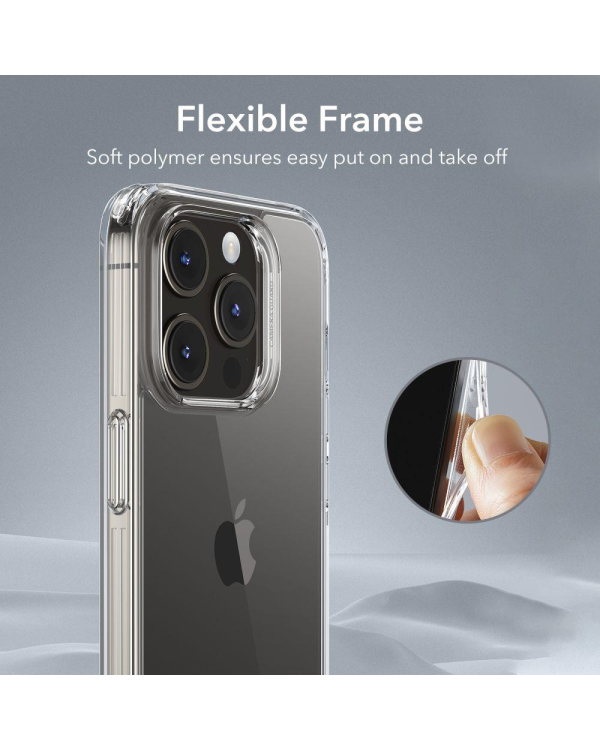 ESR ICE SHIELD IPHONE 15 PRO CLEAR