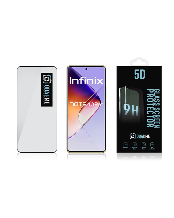 Дополнительное изображение книги «OBAL:ME 5D Glass Screen Protector for Infinix Note 40 Pro Black»