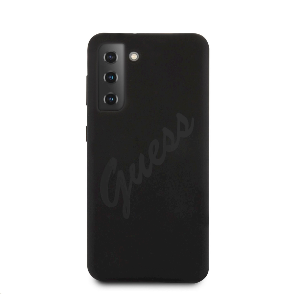 Обложка книги «GUHCS21MLSVSBK Guess Silicone Vintage Cover for Samsung Galaxy S21+ Black»