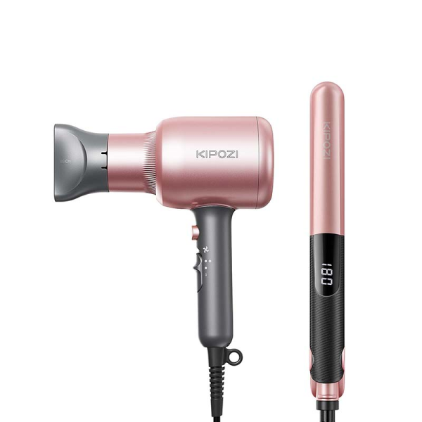 Hair dryer and straightener Kipozi QL-5917+ KP-6608