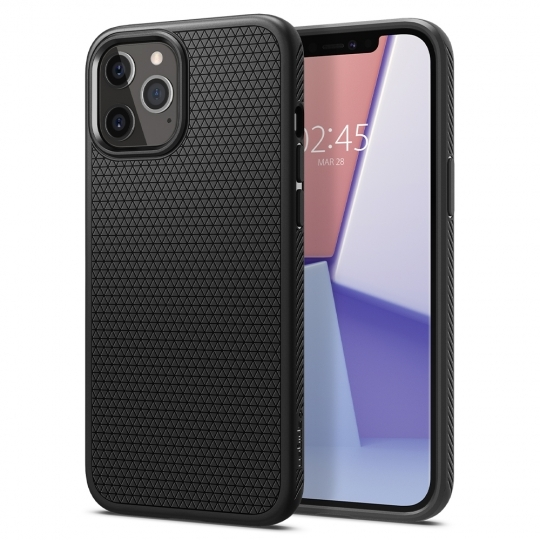 Обложка книги «Case SPIGEN Liquid Air ACS01701 for Iphone 12|12 Pro - Matte Black»