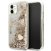 Guess GUOHCN61GLHFLGO iPhone 11 6,1" | Xr gold|złoty hardcase Glitter Charms