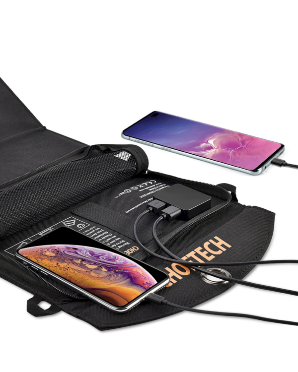 Дополнительное изображение книги «Choetech Foldable Solar Charger 19W 2x USB 2,4A black (SC001)»