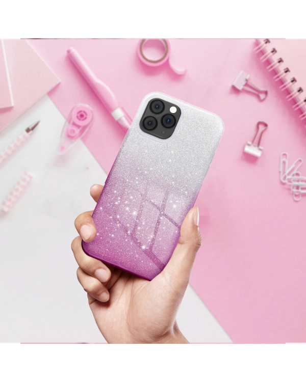 Fusion Shining силиконовый чехол для Huawei P30 Lite розовый