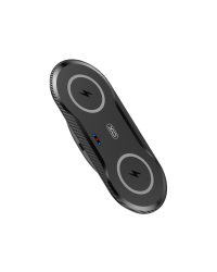 Беспроводное индуктивное зарядное устройство XO WX026 2in1 20 Вт черный