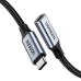 Обложка книги «Ugreen USB Type C (female) - USB Type C (male) Extension Cable 5 A 0,5 m black (US372 80810)»