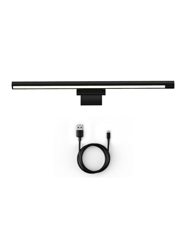 Baseus i-wok Pro series USB stepless dimming screen hanging light (fighting) Black