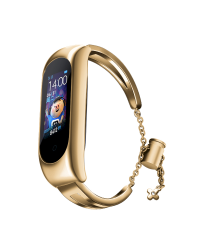 Fusion Metal Bracelet ремешок для часов Xiaomi Mi Band 3 / 4 / 5 / 6 золотой