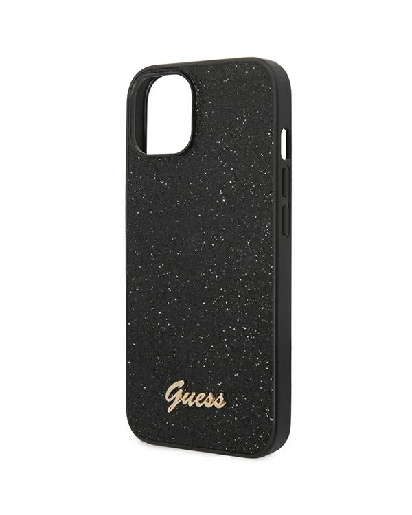 Дополнительное изображение книги «Guess PC|TPU Glitter Flakes Metal Logo Case for iPhone 14 Plus Black»