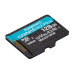 Kingston memory card 128GB microSDXC Canvas Go! Plus cl. 10 UHS-I 170 MB|s + adapter