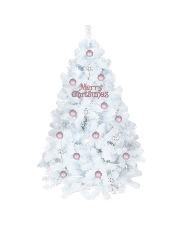 CT0050 ИСКУССТВЕННАЯ РОЖДЕСТВЕНСКАЯ ЕЛЬ БЕЛАЯ 150 СМ