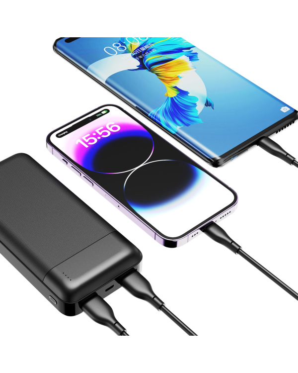 Дополнительное изображение книги «Powerbank Dudao K18-1W 10000mAh USB-A | USB-C | Micro USB - черный»