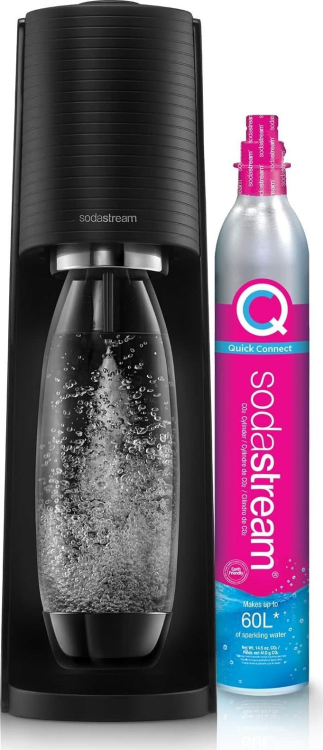 Газировочная машина SodaStream Terra black Schwarz QC с CO2 и ПЭТ-бутылкой 1 л (1012811411) Газировочная машина SodaStream Terra black Schwarz QC с CO2 и ПЭТ-бутылкой 1 л (1012811411)