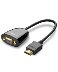 UGREEN MM105 HDMI to VGA Adapter, No Audio (Black)