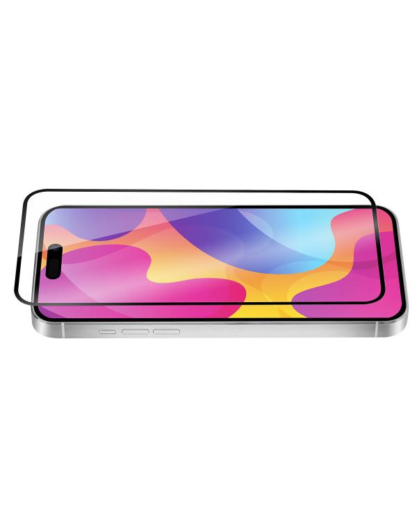 Fusion 5D glass защитное стекло для экрана Apple iPhone 15 Pro Max черное