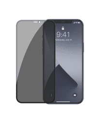 Tempered glass 0.3mm Baseus with Privatization filter for iPhone 12 / iPhone 12 Pro - 2020 (2pcs)