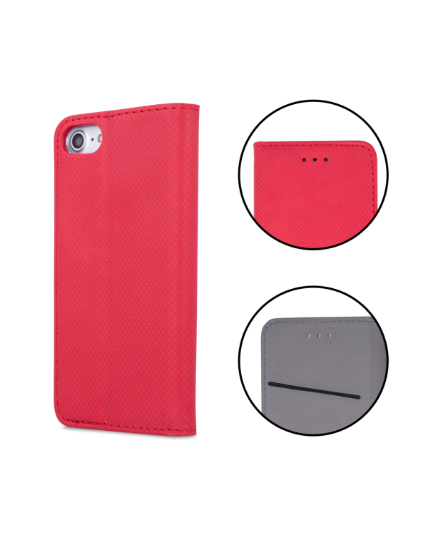 Fusion Чехол-книжка на магните в форме книги бумажник Samsung Galaxy A36|56 5G красный