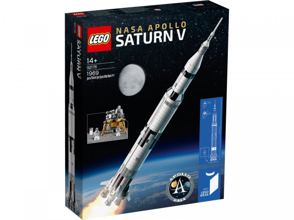 LEGO Bricks Ideas Rocket NASA Apollo Saturn V 92176